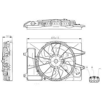 PLEXUS RADIATOR FAN (9227001522)