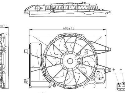 PLEXUS Radiator Fan (RFHY0085)