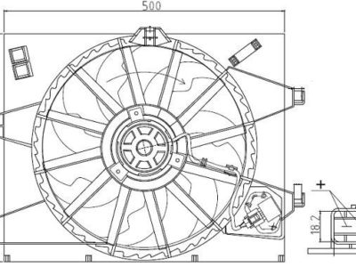 PLEXUS Radiator Fan (RFHY0162)