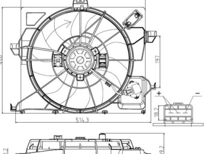 PLEXUS Radiator Fan (RFHY0170B)