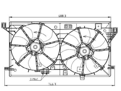 PLEXUS Radiator Fan (RFMZ0421)
