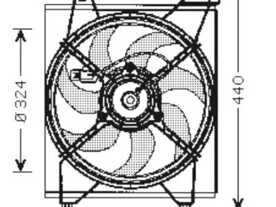 PLEXUS Radiator Fan (RFKI0012)