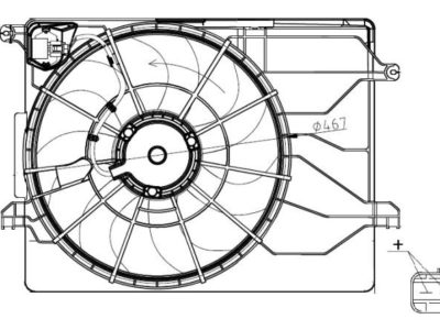 PLEXUS Radiator Fan (RFHY0221)