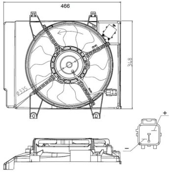 PLEXUS RADIATOR FAN  (9227005607)