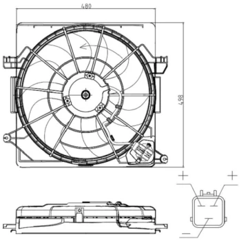 PLEXUS RADIATOR FAN (9227005608)
