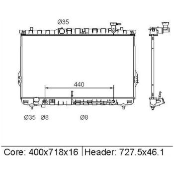 PLEXUS Radiator  (RDHY0451)