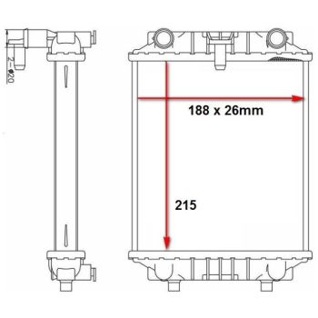 PLEXUS Aux Radiator (RDVW0044C)