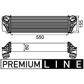 MAHLE Intercooler (CI184000P)