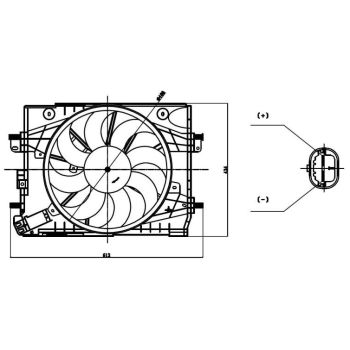 PLEXUS RADIATOR FAN (RFRN0104)