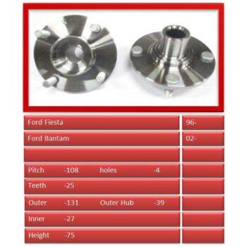 BBS WHEEL HUB FRONT  (9103006130)