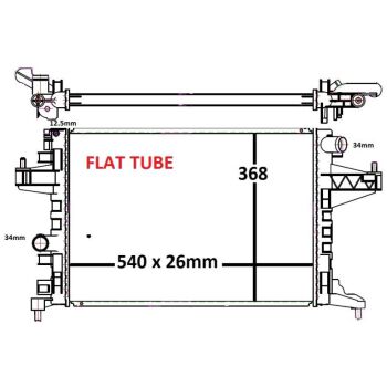 PLEXUS RADIATOR  (9115000375)