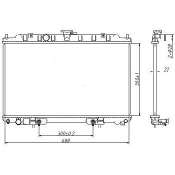 PLEXUS RADIATOR  (9115000388)