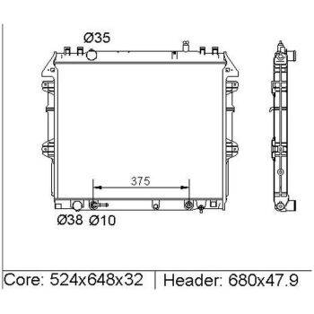PLEXUS RADIATOR  (9115000411)