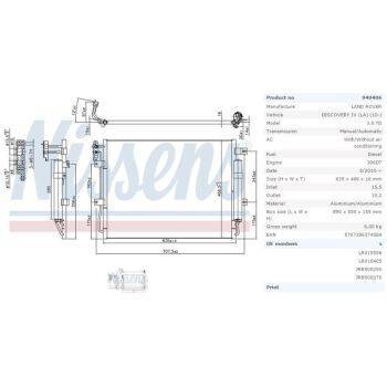 NISSENS CONDENSER  (9115000581)