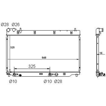 PLEXUS RADIATOR  (9115000655)