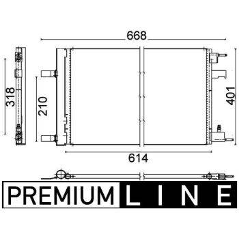 MAHLE Condenser (9115002081)