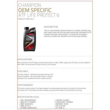 CHAMPION Transmission Oil (9101000709)