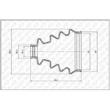SOLID CV Boot Kit Outer (9103003110)