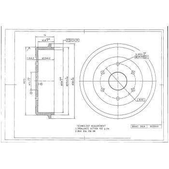 DESELRA Brake Drum (9103004222)