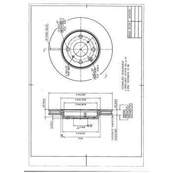 DESELRA Brake Disc Front (9103006127)