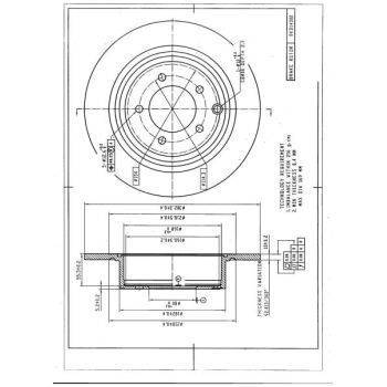 DESELRA Brake Disc Rear (9103007151)