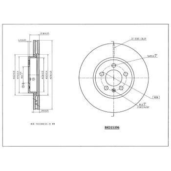 DESELRA Brake Disc Front (9103007698)