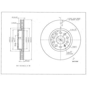 DESELRA Brake Disc (9103007744)