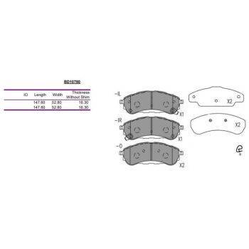 DESELRA Brake Pad Rear (9103071078)