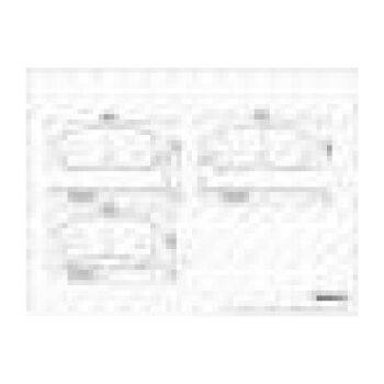 DESELRA Brake Pad Rear (9103071670)