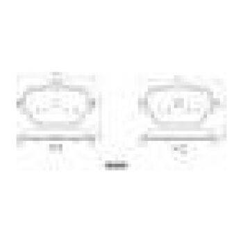 DESELRA Brake Pad Rear (9103075287)