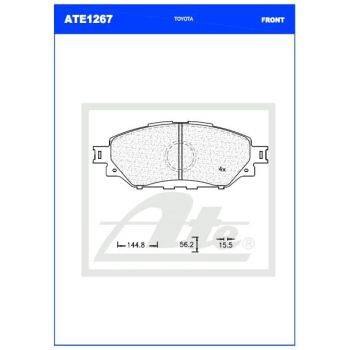 ATE Brake Pad Set (9103081887)