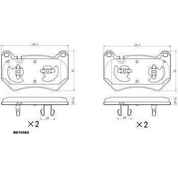 DESELRA Brake Pad Front (9103085291)